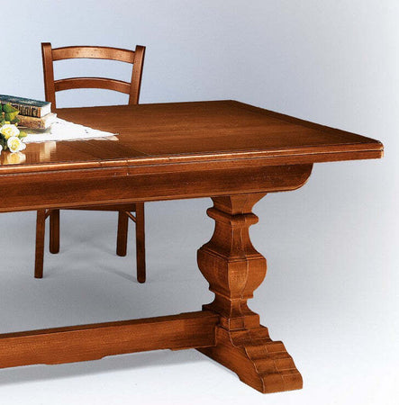MOBILI-2G---TAVOLO-ARTE-POVERA-ALLUNGABILE-RIQUADRATO-IN-LEGNO-L.180-P.85-H.78