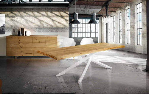 MOBILI-2G---TAVOLO-BIG-TABLE-FISSO-IN-ROVERE-MASSELLO-NODATO-SPESSORE-6-CM.-MISURA-L.180-P.90-H.76