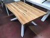 MOBILI-2G---TAVOLO-BIG-TABLE-FISSO-IN-ROVERE-MASSELLO-NODATO-SPESSORE-6-CM.-MISURA-L.250-P.100-H.76