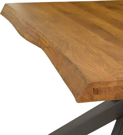 MOBILI-2G---TAVOLO-BIG-TABLE-FISSO-IN-ROVERE-MASSELLO-NODATO-SPESSORE-6-CM.-MISURA-L.250-P.100-H.76