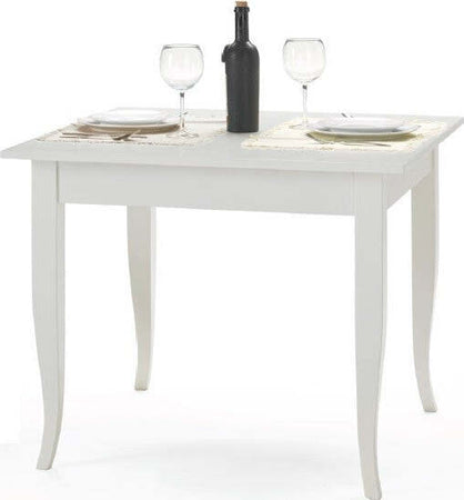 MOBILI-2G---TAVOLO-CLASSICO-FISSO-LEGNO-BIANCO-OPACO-80X80