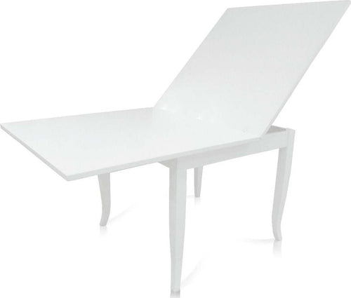 MOBILI-2G---TAVOLO-CLASSICO-IN-LEGNO-LIBRO-SHABBY-BIANCO-80X80X80