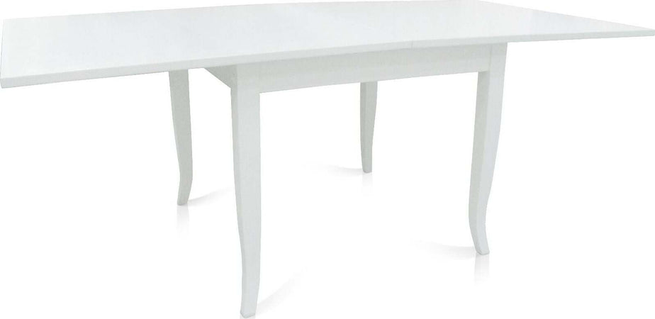 MOBILI-2G---TAVOLO-CLASSICO-IN-LEGNO-LIBRO-SHABBY-BIANCO-80X80X80