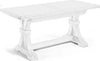 MOBILI-2G---Tavolo-classico-In-Legno-Rettangolare-Allungabile-Laccato-Bianco-180x85