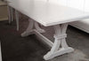 MOBILI-2G---Tavolo-classico-In-Legno-Rettangolare-Allungabile-Laccato-Bianco-180x85