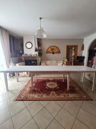 MOBILI-2G---Tavolo-classico-rettangolare-allungabile-in-legno-180x85-bianco