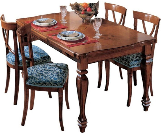 MOBILI-2G---Tavolo-classico-sagomato-allungabile-rettangolare-bassano-160X100x80