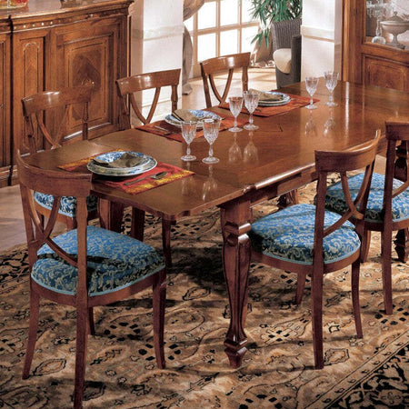 MOBILI-2G---Tavolo-classico-sagomato-allungabile-rettangolare-bassano-160X100x80