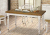 MOBILI-2G---Tavolo-da-pranzo-legno-Allungabile-country-Chic-Piano-Rovere-e-Bianco-90x90-LIBRO