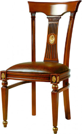 MOBILI-2G---TAVOLO-FISSO-CLASSICO-IN-LEGNO-FINITURA-ELITE'-E-FOGLIA-ORO-L.140-P.90-H.79