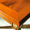 MOBILI-2G---TAVOLO-FISSO-CLASSICO-IN-LEGNO-FINITURA-ELITE'-E-FOGLIA-ORO-L.170-P.90-H.79