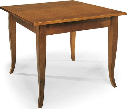 MOBILI-2G---TAVOLO-FISSO-CLASSICO-LEGNO-MASSELLO-TINTA-NOCE-(80X80)