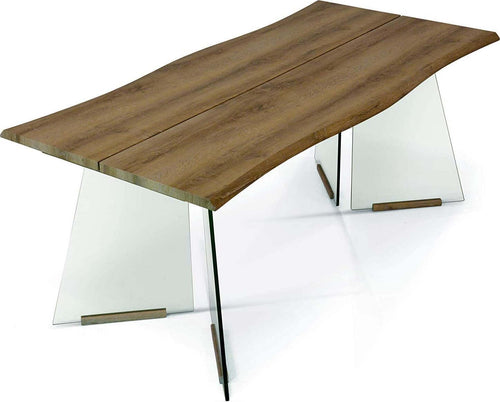MOBILI-2G---TAVOLO-FISSO-IMPIALLACCIATO-BASE-VETRO-MISURA-L.180-P.90-H.76