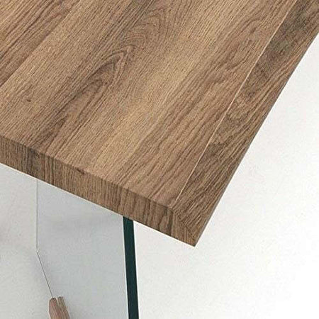 MOBILI-2G---TAVOLO-FISSO-IMPIALLACCIATO-BASE-VETRO-MISURA-L.180-P.90-H.76