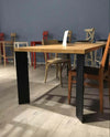 MOBILI-2G---TAVOLO-FISSO-IN-LEGNO-ROVERE-IMPIALLACCIATO-180x90-spessore-4-cm-E-GAMBE-IN-FERRO