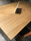 MOBILI-2G---TAVOLO-FISSO-IN-LEGNO-ROVERE-IMPIALLACCIATO-180x90-spessore-4-cm-E-GAMBE-IN-FERRO