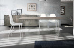 MOBILI-2G---TAVOLO-FISSO-IN-ROVERE-MASSELLO-NODATO-FINITURA-BETON-SPESSORE-4-CM.-MISURA-L.180-P.90-H.75