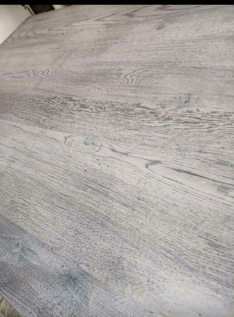 MOBILI-2G---TAVOLO-FISSO-IN-ROVERE-MASSELLO-NODATO-FINITURA-BETON-SPESSORE-4-CM.-MISURA-L.180-P.90-H.75