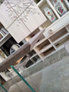 MOBILI-2G---TAVOLO-FISSO-IN-ROVERE-MASSELLO-NODATO-FINITURA-BETON-SPESSORE-4-CM.-MISURA-L.250-P.100-H.75