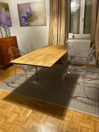 MOBILI-2G---TAVOLO-FISSO-IN-ROVERE-MASSELLO-NODATO-SPESSORE-4-CM.-MISURA-L.180-P.90-H.75
