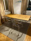 MOBILI-2G---TAVOLO-FISSO-IN-ROVERE-MASSELLO-NODATO-SPESSORE-4-CM.-MISURA-L.180-P.90-H.75