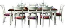 MOBILI-2G---Tavolo-fisso-rettangolare-Legno-Intarsio-shabby-bicolore-240x128x78