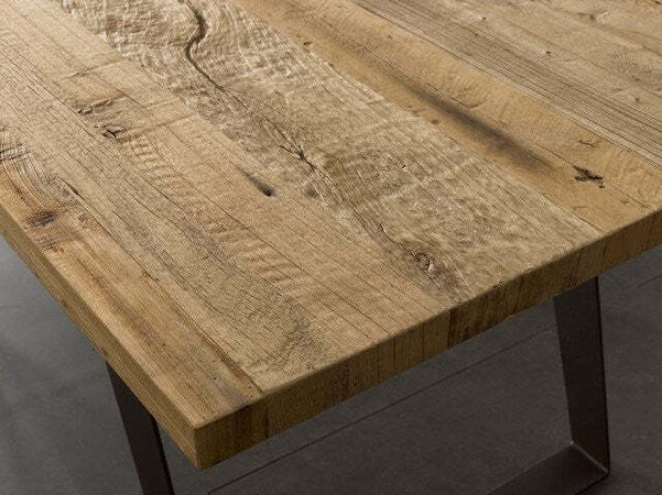 MOBILI-2G---TAVOLO-FISSO-RETTANGOLARE-LEGNO-MASSELLO-ONTANO-MOD.-GA001