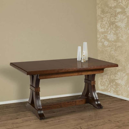 MOBILI-2G---Tavolo-Fratino-Allungabile-In-Legno-Tinta-Noce-Arte-Povera-180x100-Sala-e-Taverna