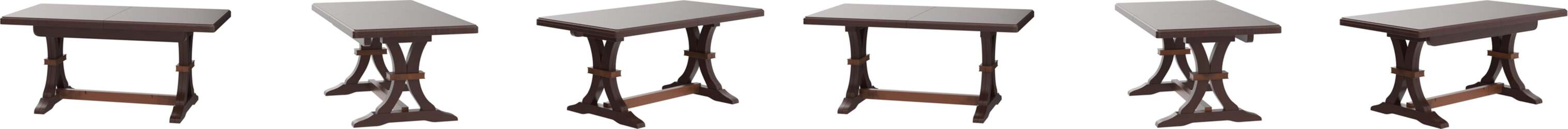 MOBILI-2G---Tavolo-Fratino-Allungabile-In-Legno-Tinta-Noce-Arte-Povera-180x100-Sala-e-Taverna