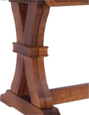 MOBILI-2G---Tavolo-Fratino-Allungabile-In-Legno-Tinta-Noce-Arte-Povera-180x100-Sala-e-Taverna