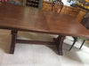MOBILI-2G---Tavolo-Fratino-Allungabile-In-Legno-Tinta-Noce-Arte-Povera-180x85-Sala-e-Taverna