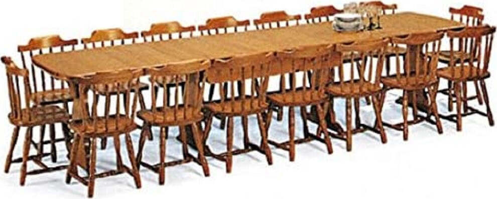 MOBILI-2G---Tavolo-Fratino-Allungabile-In-pino-Tinta-miele-Arte-Povera-190x90-Sala-e-Taverna