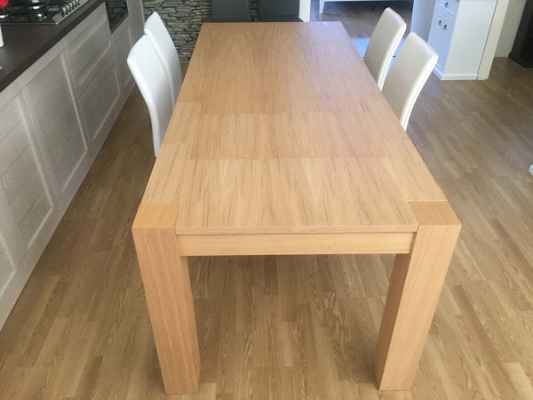 MOBILI-2G---TAVOLO-LEGNO-ROVERE-NATURALE-SPAZZOLATO-ALLUNGABILE-140-220x90