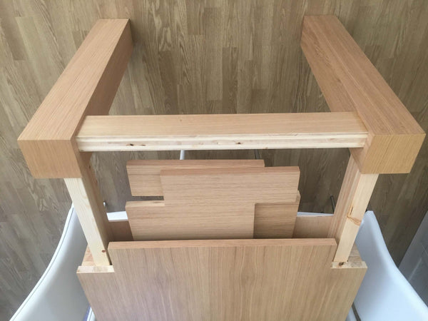 MOBILI-2G---TAVOLO-LEGNO-ROVERE-NATURALE-SPAZZOLATO-ALLUNGABILE-140-220x90