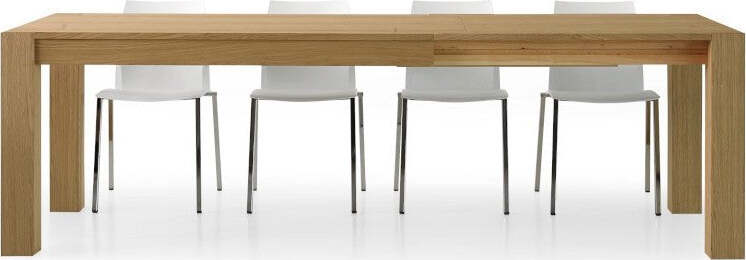 MOBILI-2G---TAVOLO-LEGNO-ROVERE-NATURALE-SPAZZOLATO-ALLUNGABILE-140-220x90