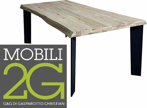 MOBILI-2G---TAVOLO-MASSELLO-NODO-APERTO-180X90-SP.-4-cm-FISSO