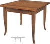 MOBILI-2G---TAVOLO-NOCE-GAMBA-SCIABOLA-90x90-ALLUNGABILE-A-LIBRO