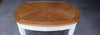 MOBILI-2G---Tavolo-ovale-allungabile-Classico-Legno-Intarsio-shabby-bicolore-115x95x78