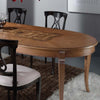 MOBILI-2G---Tavolo-ovale-allungabile-Classico-Legno-Intarsio-Tinta-Noce-160x110x77