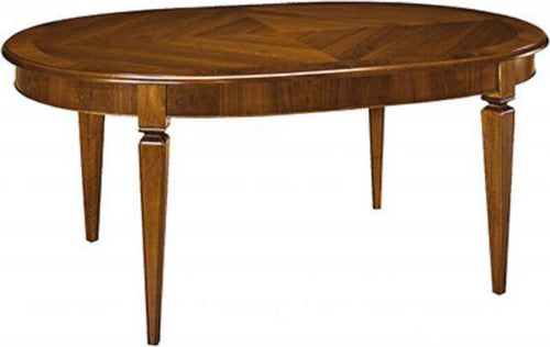 MOBILI-2G---TAVOLO-OVALE-ALLUNGABILE-IN-LEGNO-MASSELLO-DI-NOCE-L.130-P.105-H.78