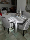 MOBILI-2G---TAVOLO-OVALE-CLASSICO-ALLUNGABILE-BIANCO-OPACO-L.160-X-P.110