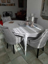 MOBILI-2G---TAVOLO-OVALE-CLASSICO-ALLUNGABILE-BIANCO-OPACO-L.160-X-P.110