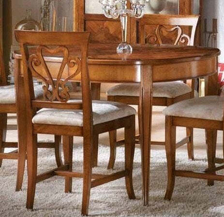 MOBILI-2G---Tavolo-ovalino-Classico-Legno-Intarsio-Venezia-Noce-115x95x77