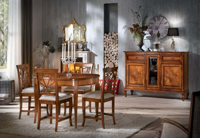 MOBILI-2G---Tavolo-ovalino-Classico-Legno-Intarsio-Venezia-Noce-115x95x77