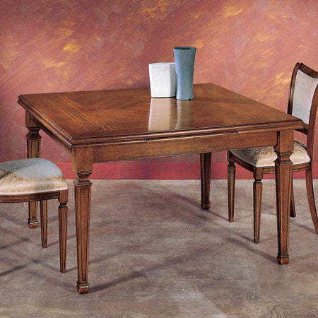 MOBILI-2G---Tavolo-quadrato-allungabile-classico-intarsio-fontana-bassano-128X128x80