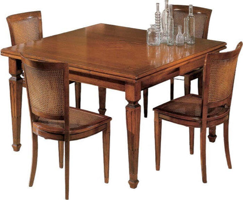 MOBILI-2G---Tavolo-quadrato-allungabile-classico-intarsio-stella-bassano-128X128x80