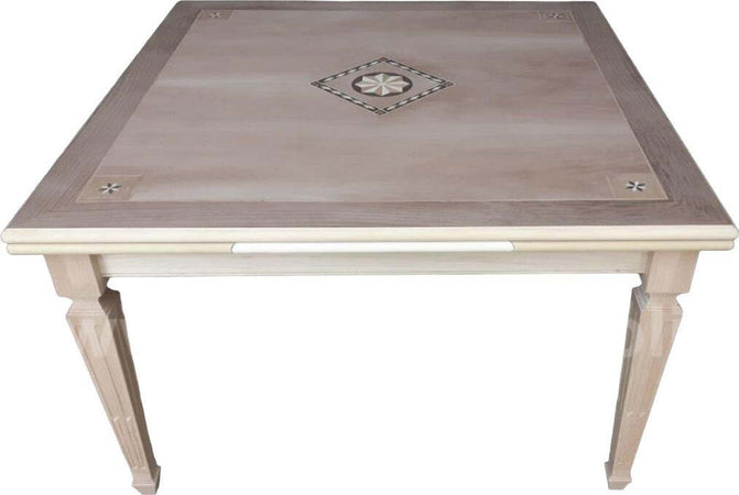 MOBILI-2G---Tavolo-quadrato-allungabile-classico-intarsio-stella-bassano-128X128x80
