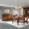 MOBILI-2G---Tavolo-quadrato-allungabile-classico-legno-tinta-noce-128X128x78