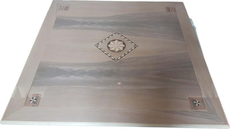 MOBILI-2G---Tavolo-quadrato-allungabile-classico-legno-tinta-noce-128X128x78