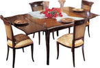 MOBILI-2G---Tavolo-quadrato-allungabile-classico-tinta-noce-120X120x78